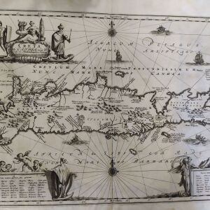 Αυθεντικός χάρτης της Κρήτης του Dapper