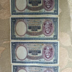 500 δρχ έτους 1939 τέσσερα τεμάχια χαρτονομίσματα παλαιάς κοπής πωλούνται από ιδιώτη