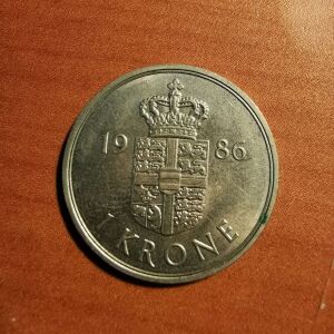 1 Κορώνα Δανίας 1986