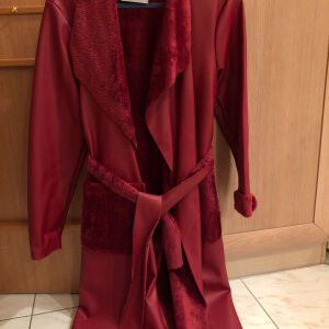 παλτό κόκκινο μπορντω καινούριο αφόρετο με ετικέτα