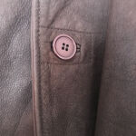 Dors mens brown nappa leather jacket size 52