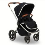 Καρότσι και port-bebe MOON ReSea S Navy - Silver, καροτσάκι μωρού, πολυκαρότσι 2 σε 1, stroller, pushchair