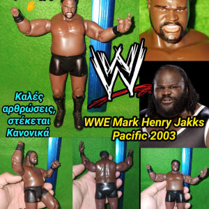 WWE Mark Henry Αυθεντική Φιγούρα Παλαιστή Jakks Pacific 2003 Wrestling Action Figure (WWF) Wrestler