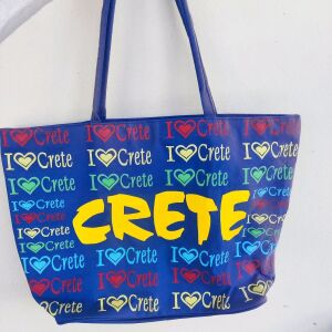 Τσάντα παραλίας i love crete