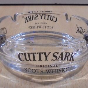 Cutty Sark Scots Whisky διαφημιστικό γυάλινο τασάκι