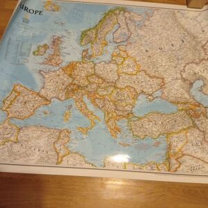 ΧΑΡΤΕΣ NATIONAL GEOGRAPHIC THE WORD MAPS EUROPE