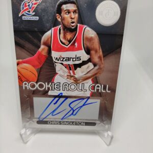 Chris Singleton Wizards Rookie Υπογεγραμμένη Κάρτα Panini 2012/13