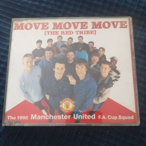 CD SINGLE MANCHESTER UNITED - MOVE MOVE MOVE (The red tribe) 1996