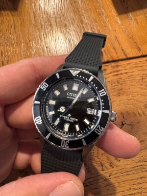 Citizen Promaster Fujitsubo Marine Divers Titanium Automatic NB6021-17E σαν καινούργιο 41mm μαύρο