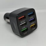 6θυρος USB Ταχυφορτιστης Αυτοκινητου - 75Watt
