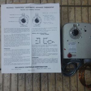 Θερμοστάτης ωριμανσης καπνών είς φύλλα ΑΤ-2S 81C-5, Reliance Time Control Inc.