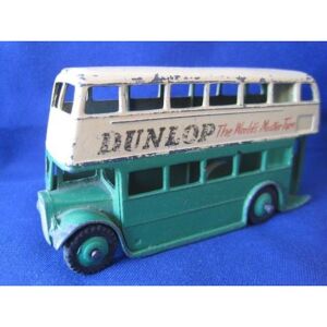 Dinky Toys 29 C Pre War Dunlop Double Decker Bus