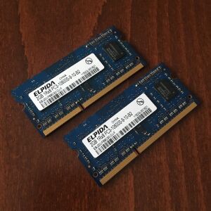 2x2GB SO-DIMM DDR3 1333MHz PC3-10600