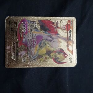 Mewtwo Gold Pokémon card