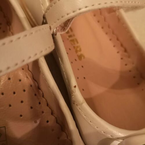 Energiers white ballerina shoes size 29 with velcro