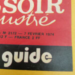 Περιοδικό Le Soir Illustre No. 2172 Εποχής 7 Φεβρουαρίου 1974