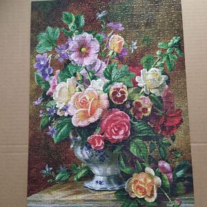 CASTORLAND ΠΑΖΛ 500 ΚΟΜΜΑΤΙΑ ΛΟΥΛΟΥΔΙΑ ΣΕ ΒΑΖΟ PUZZLE 500 PIECES FLOWERS IN A VASE