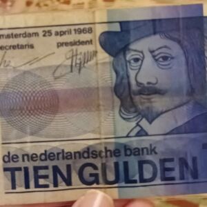 Netherlands 10 Gulden Banknote 1968