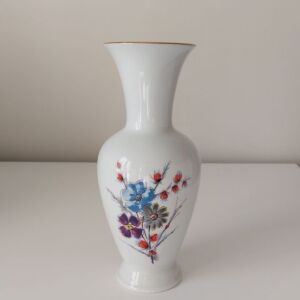 KPM Πορσελάνινο Βάζο με λουλούδια Royal Porzellan Bavaria Germany Handarbeit Vintage #070600002