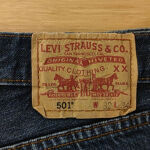 ανδρική βερμούδα Levi's 501 jean levis size Medium