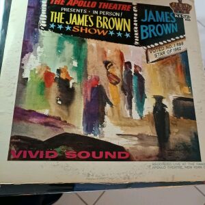 lp δίσκος βινυλίου 33rpm James Brown show live in Apollo theatre