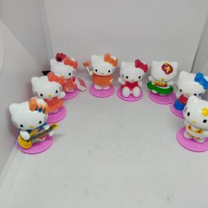 8 Συλλεκτικες Φιγουρες Hello Kitty