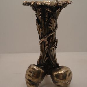 Διακοσμητικό βάζο CHRISTOFLE silver plated bronze bud vases 10.5 / 5cm