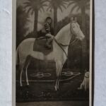 καρτ ποστάλ παιδί σε άλογο (μπερντε)