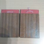 2 vintage σημειωματάρια ξύλινα