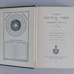 "Norie's nautical table", αγγλική έκδοση 1959.